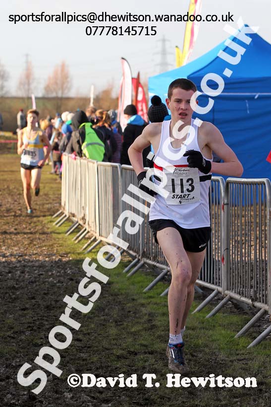 Boys under-15s Northern Cross Country  Championships, Pontefract. Photo: David T. Hewitson/Sports for All Pics